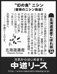 北海道遺産　こぼれ話 ３４ ”幻の魚”ニシン