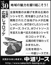 北海道　地域の魅力 ３０　広尾しゃロッケ