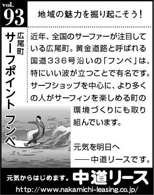 北海道　地域の魅力 ９３　サーフポイント　フンベ